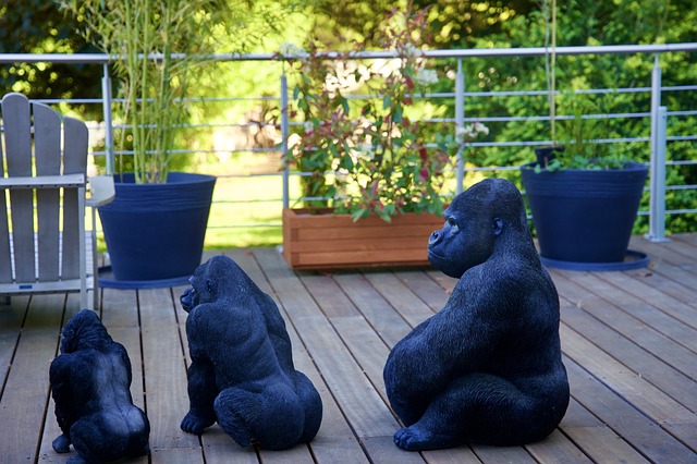 Bau einer Terrasse, um den Außenbereich des Hauses zu verschönern
